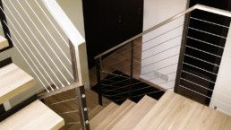 Custom staircase and railings